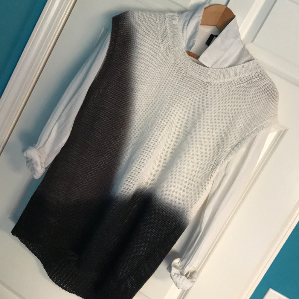Jcrew ombre line vest. Medium
